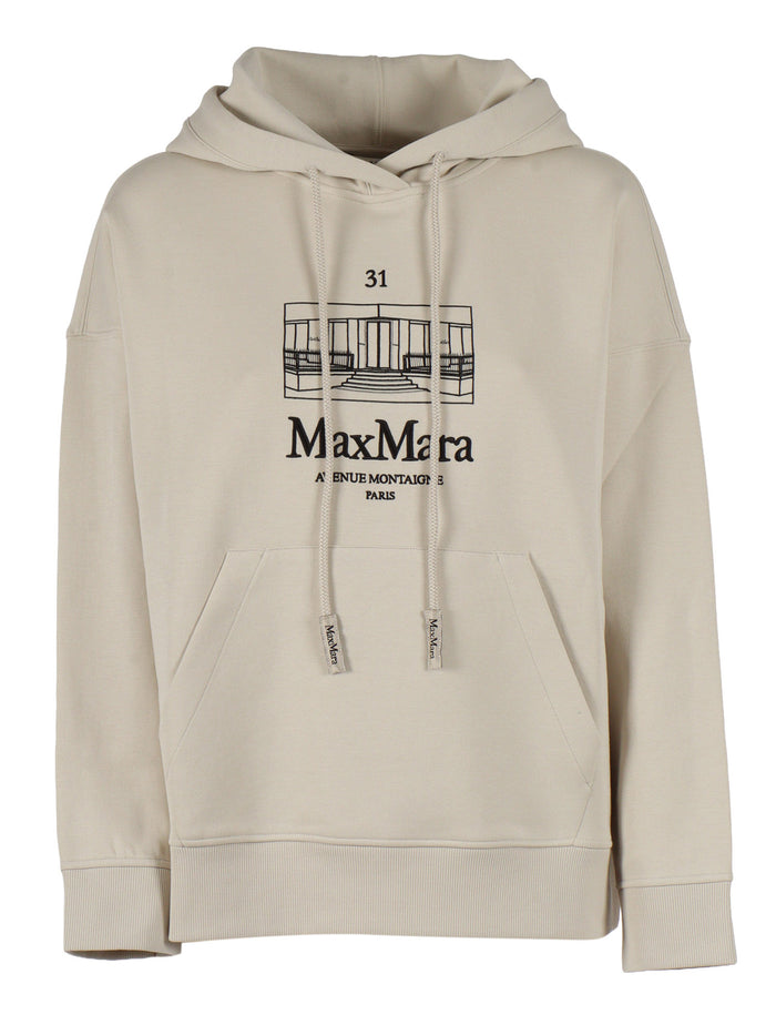 SWEATSHIRT White Cotton Polyester
