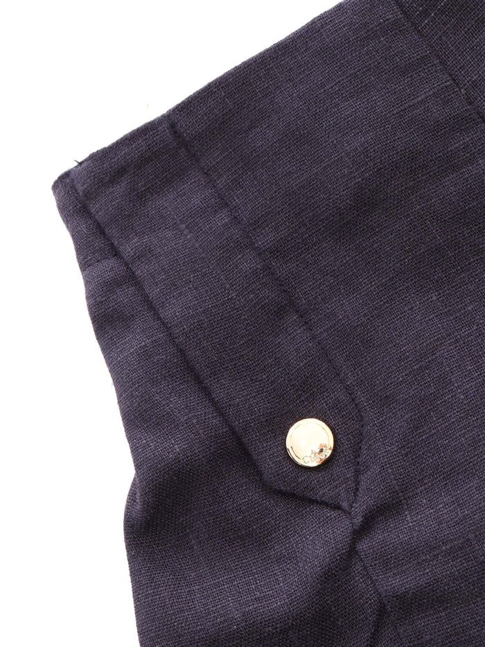 SHORTS Blue Linen