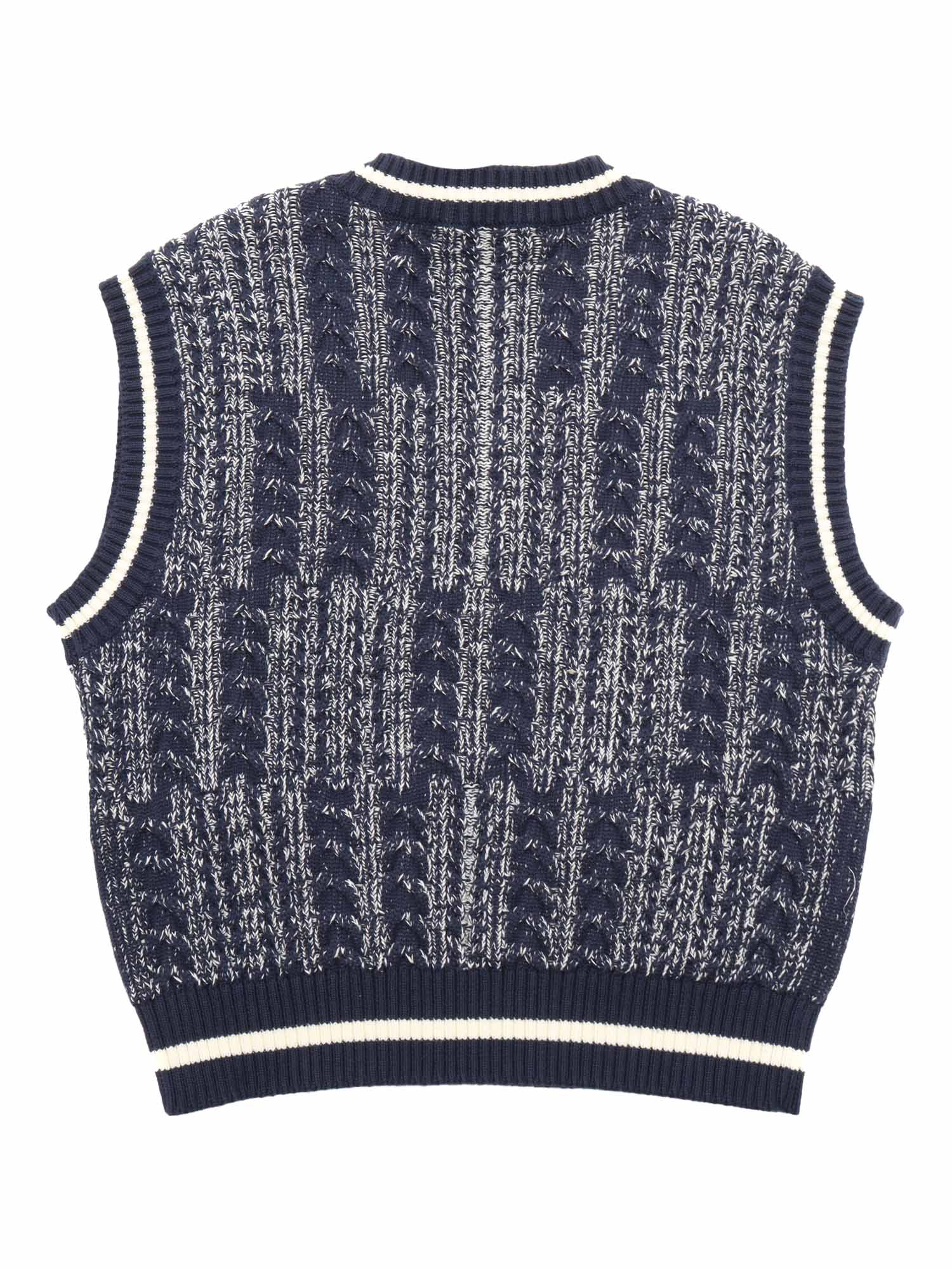 Vest - Sweater Blue Cotton