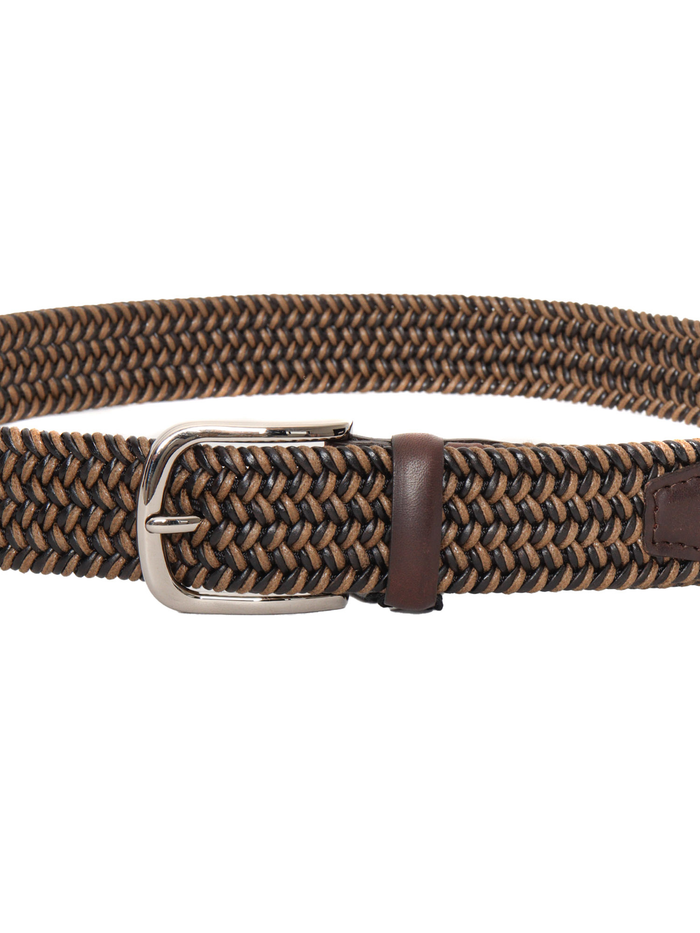 BELT Brown Lhb Cotton Viscose Elastane