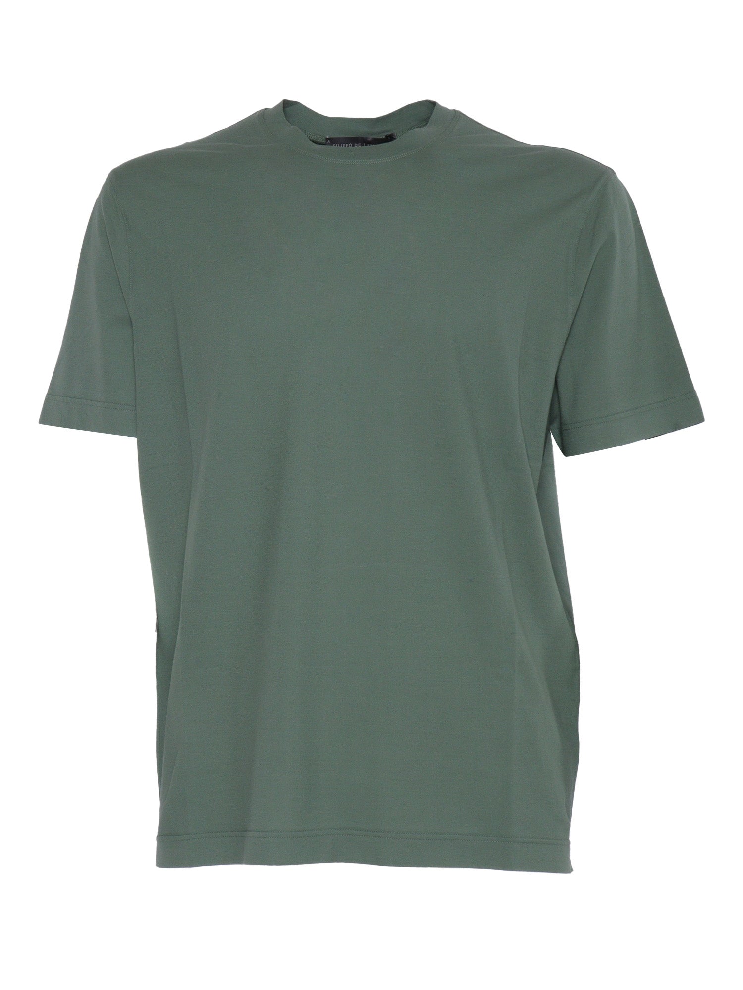 TSHIRT SS Green Cotton Short Sleeves T-shirt