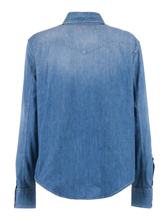 Shirt Blue Cotton