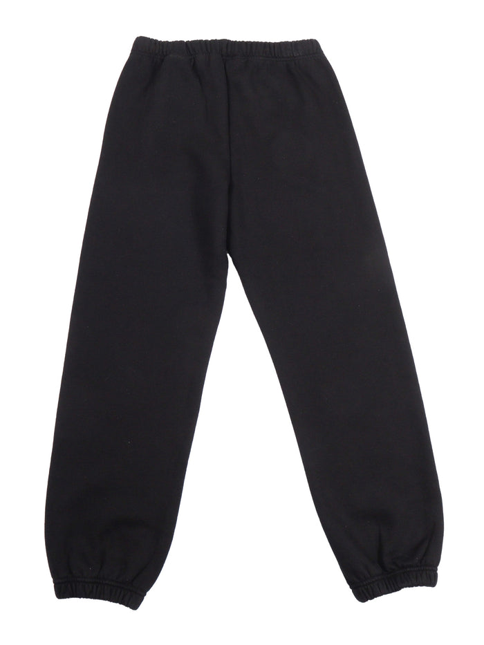 Classic Overlogo Sweat Pant Black Off Wh Cotton Lining Trackpants
