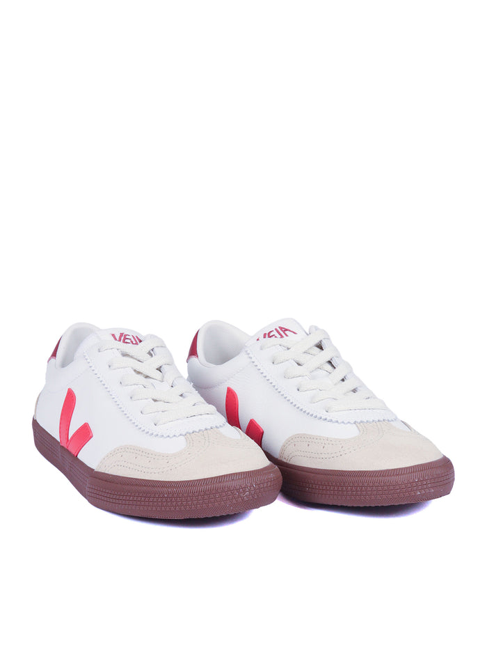 Volley O.t. Leath White_pek_bark Sneakers White