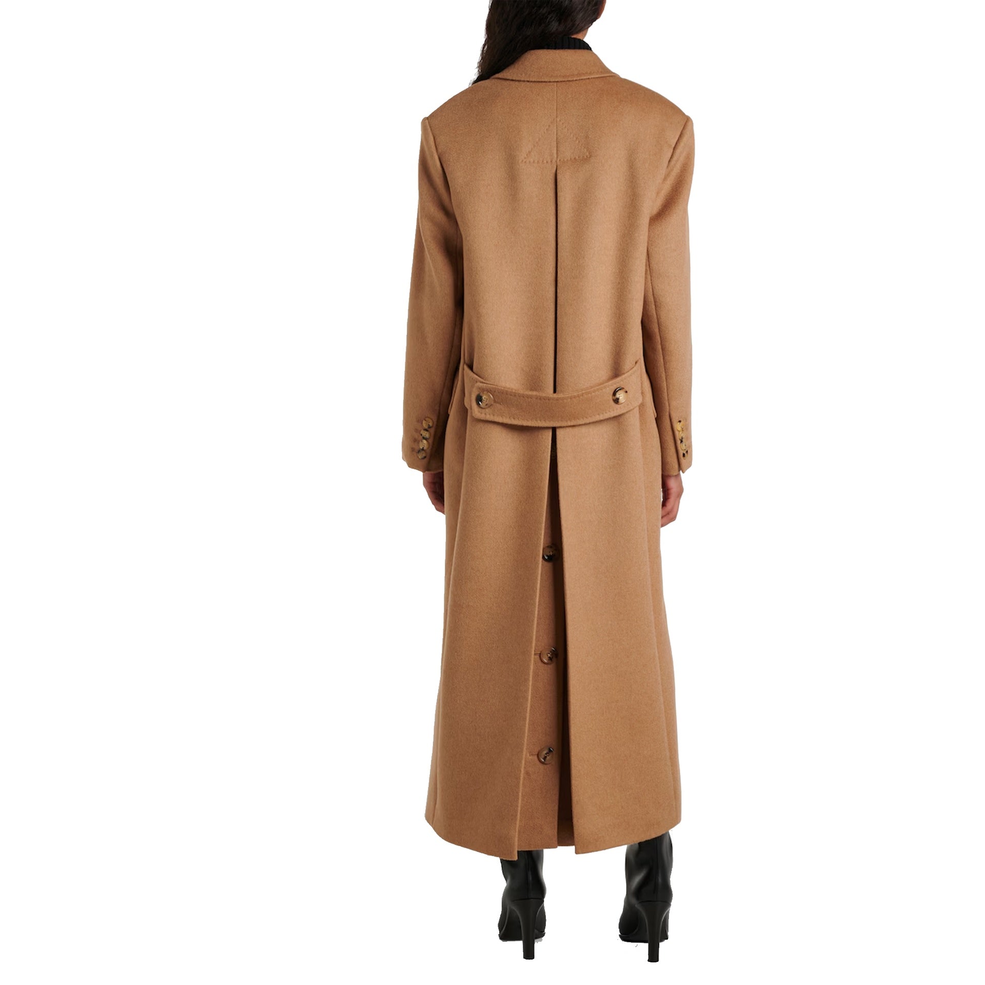 Fungo Wool Coat Brown Virgin