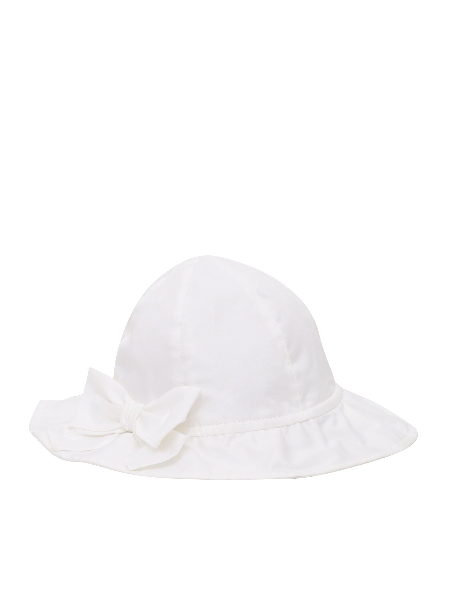 Hat with bow White Cotton Elastane Lining