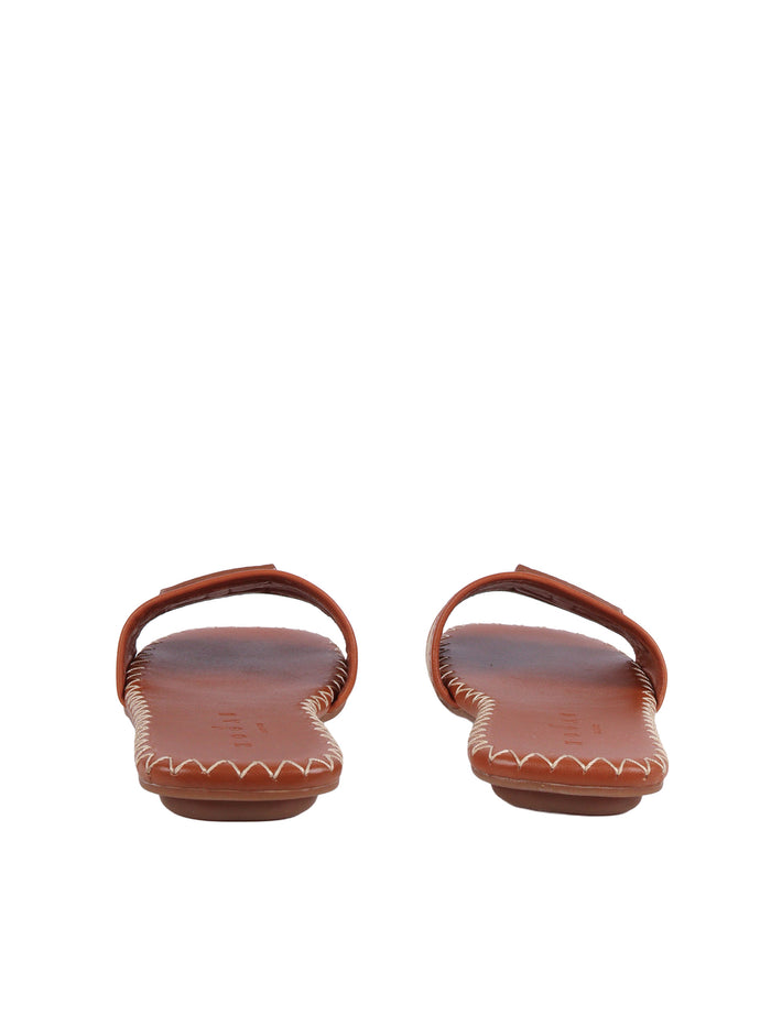 H685 Slippers Brown Ciabattina