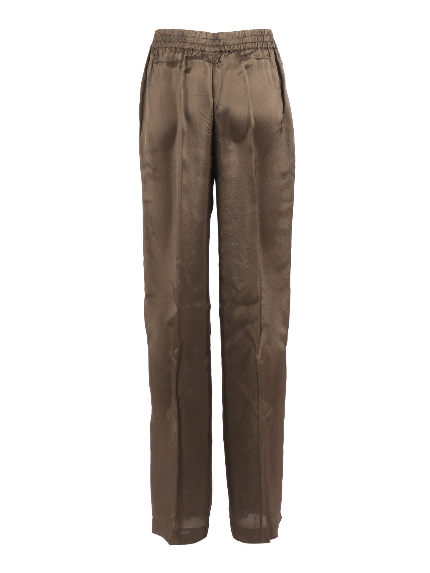 WOMAN PANTS Green Viscose