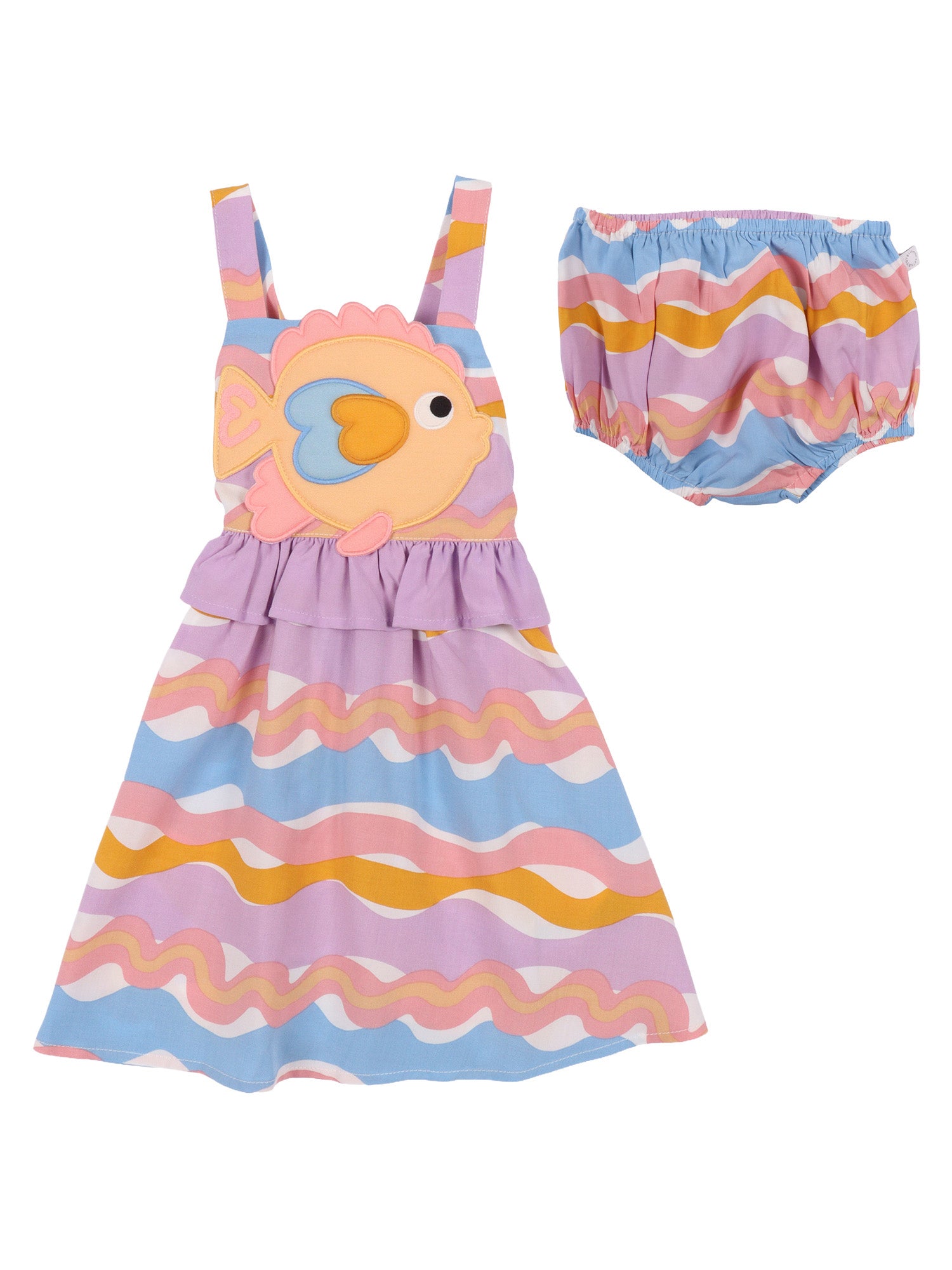 WOVEN DRESS Pink Cotton