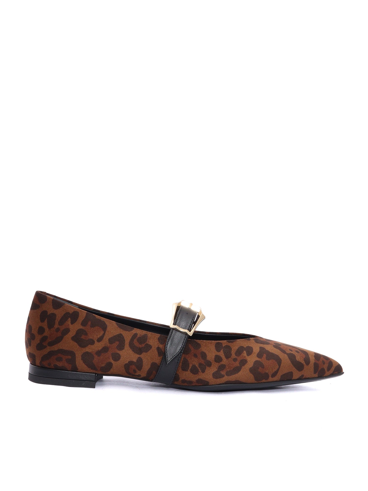 Venere56 Velvet Leo Brown Shoes Flat
