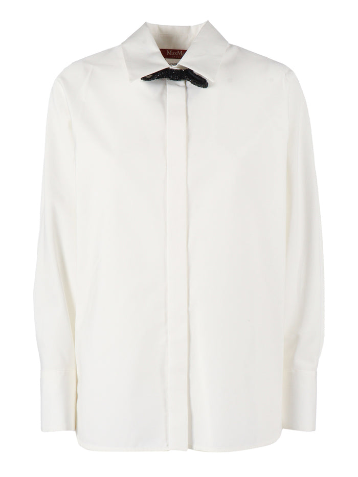 SHIRT White Cotton Silk