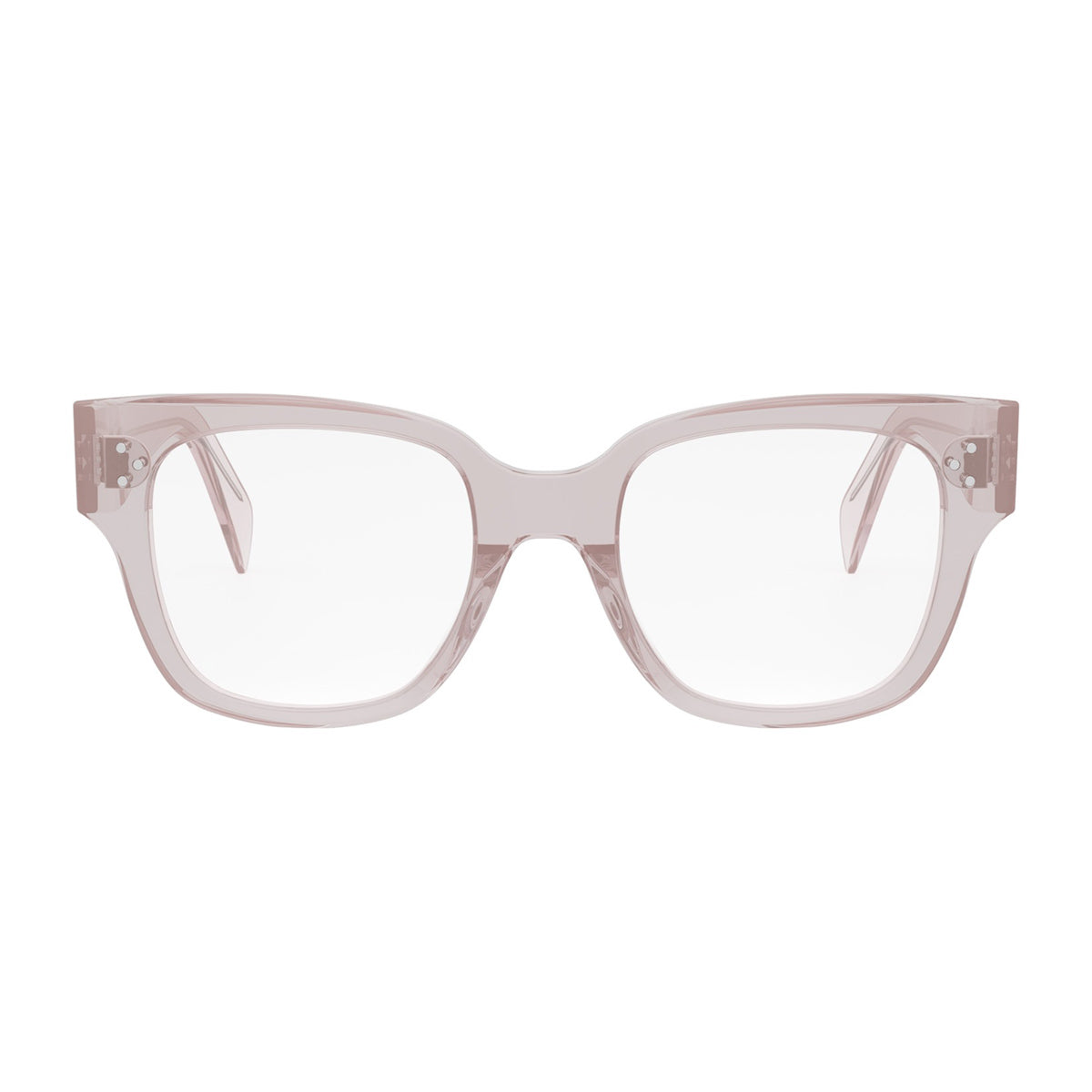 Celine CL50110U 3 Dots HD 072 Transparent Rose Rosa Acetate Occhiali Da Vista
