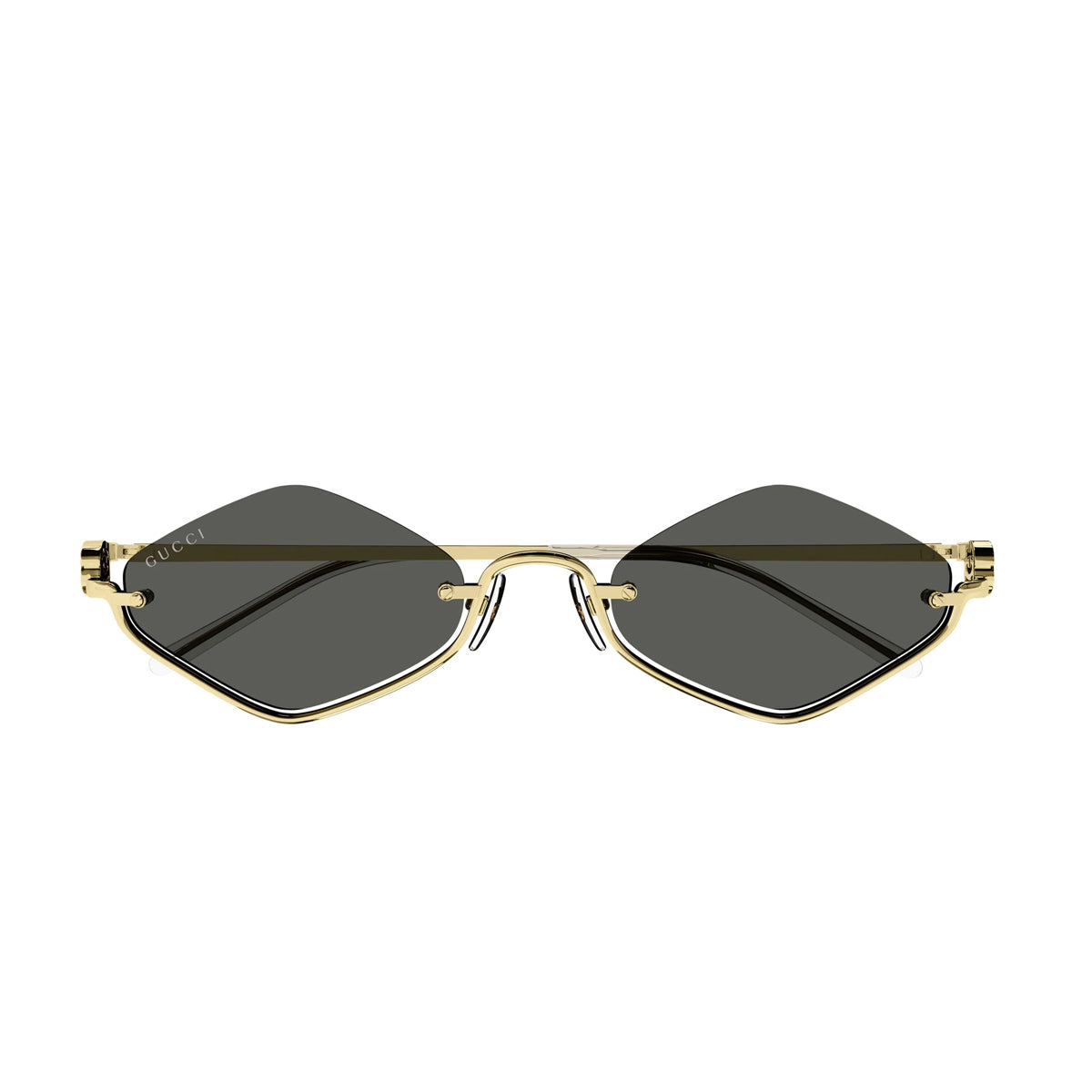 GG1604S LINEA GG LOGO 001 gold grey Oro Metal Occhiali Sole