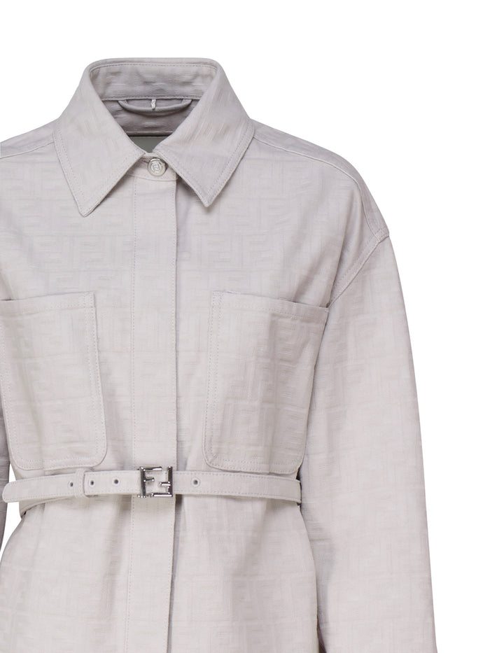 Fendi Jackets Grey Cotton