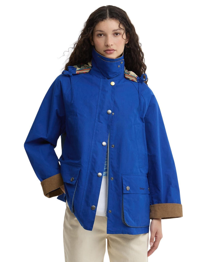 Ba X Paul Smith Bedale Jacket Blue Cotton