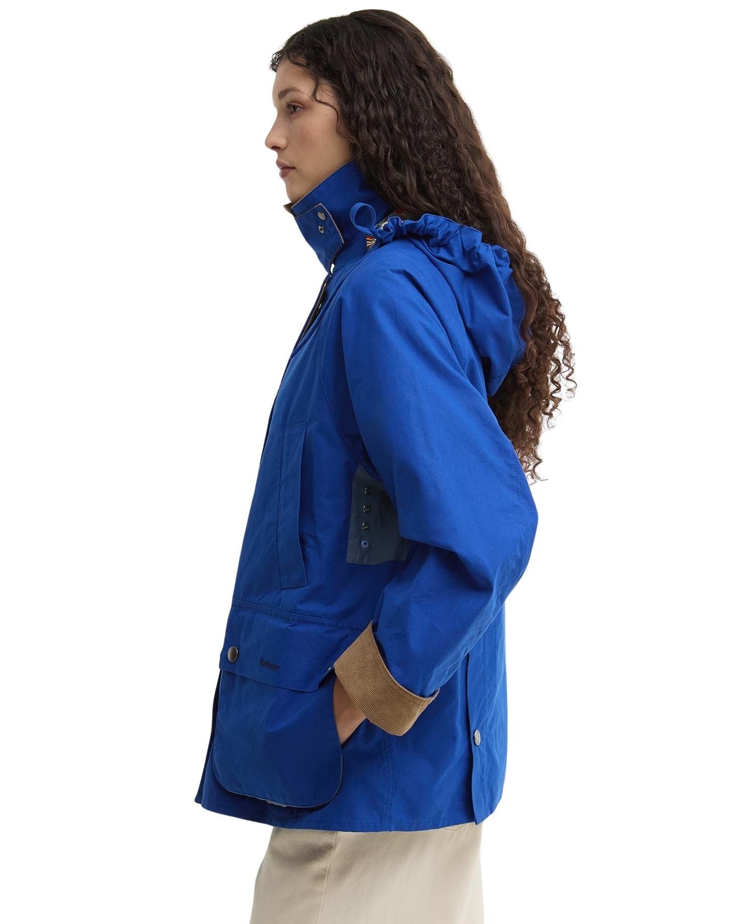 Ba X Paul Smith Bedale Jacket Blue Cotton