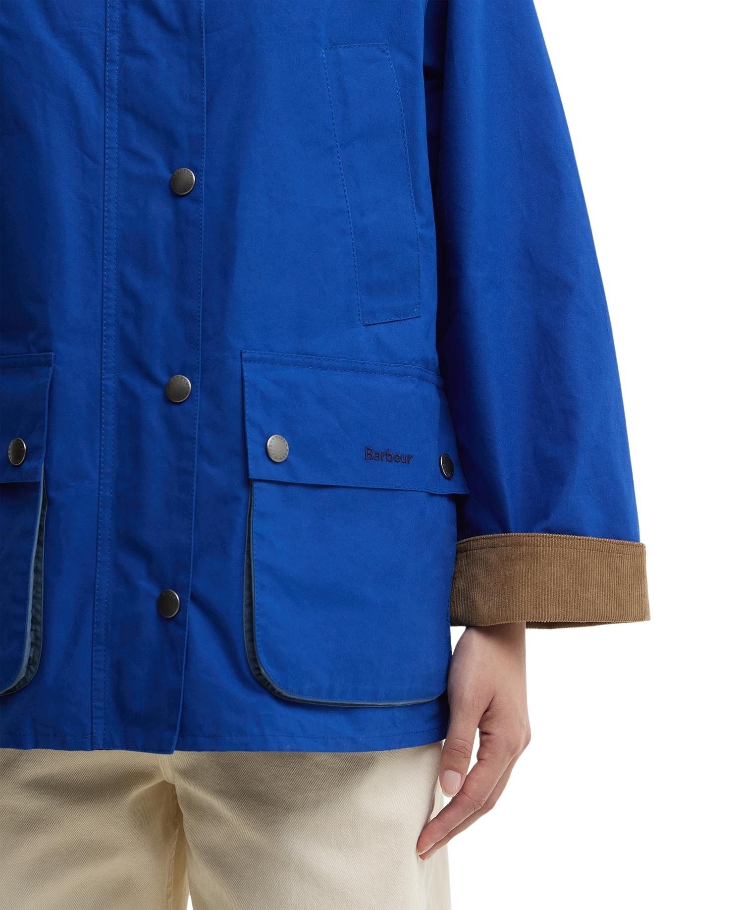 Ba X Paul Smith Bedale Jacket Blue Cotton