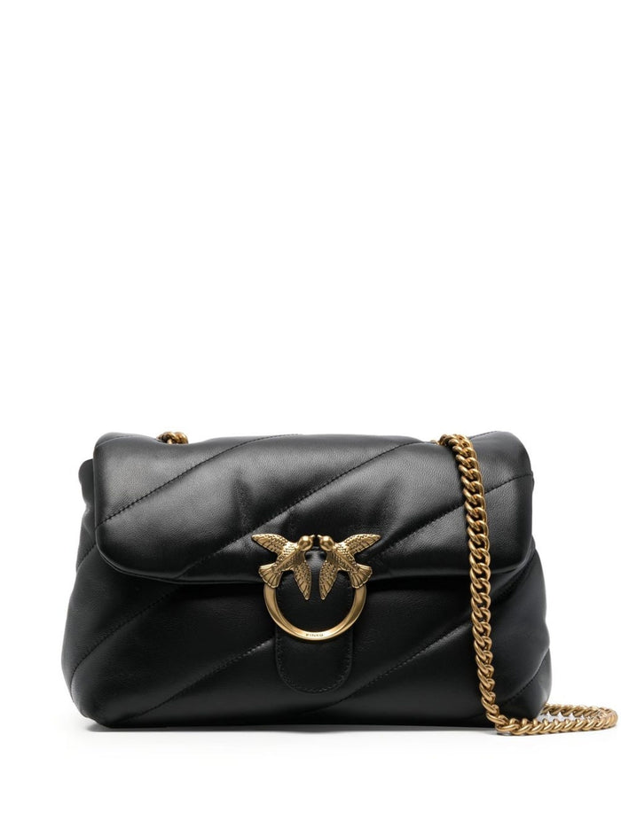 Love Puff Classic Black Leather | Borsa