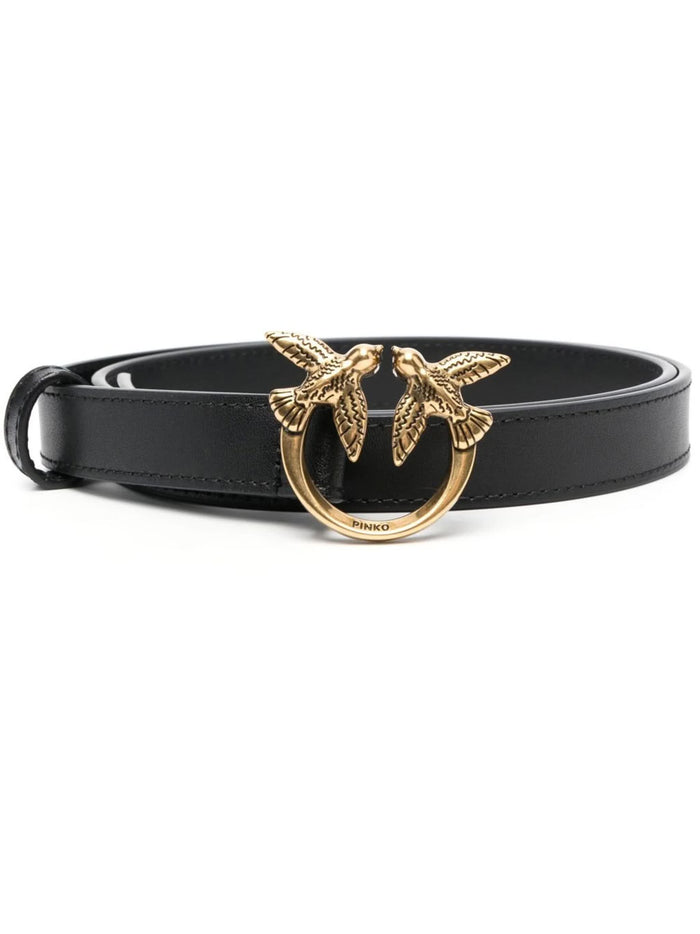 Love Berry Black Leather | Cintura