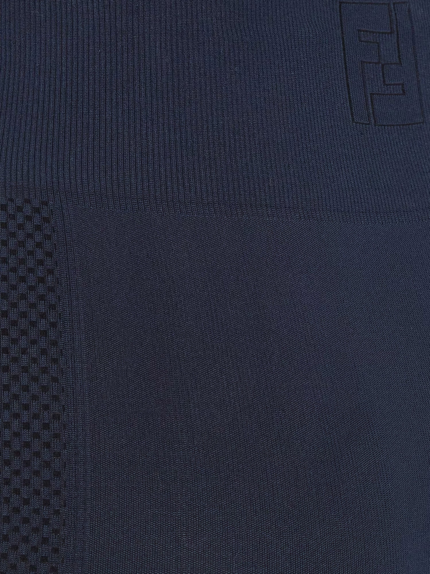 Fendi Rtw Blue Poliammide Elastan