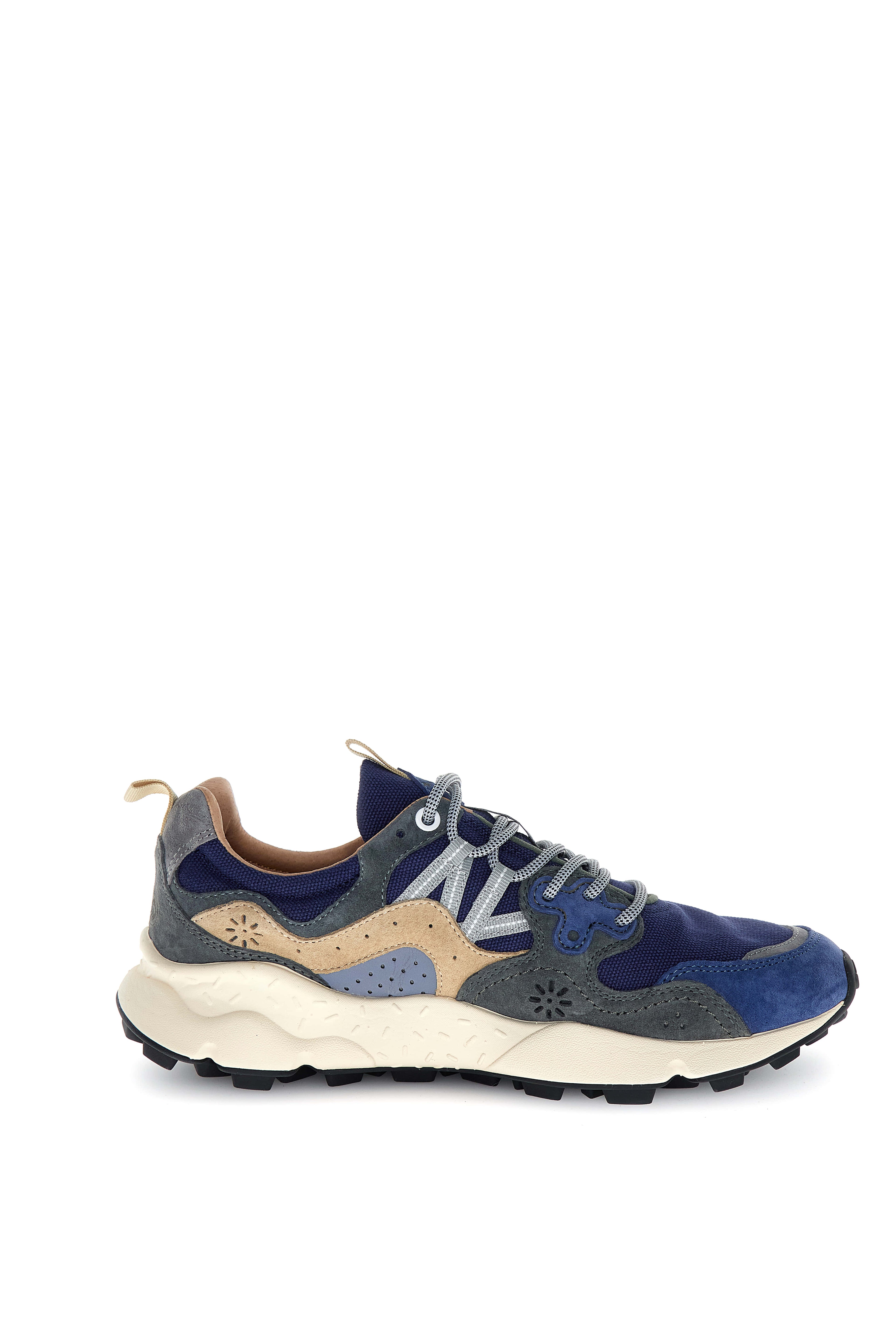 Yamano 3 Man Blue Pig Nubuck Canvas(cotton) Shoe