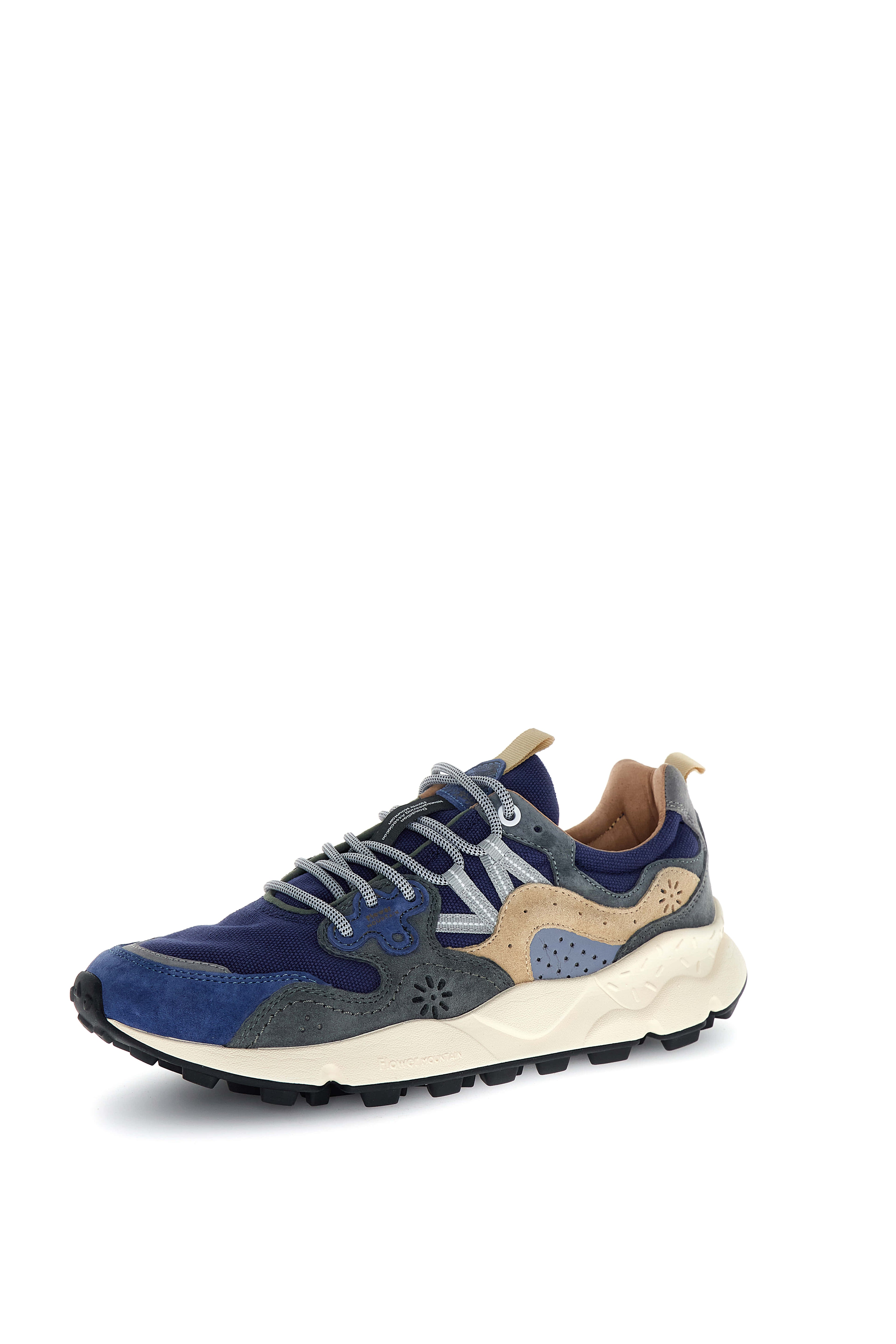 Yamano 3 Man Blue Pig Nubuck Canvas(cotton) Shoe
