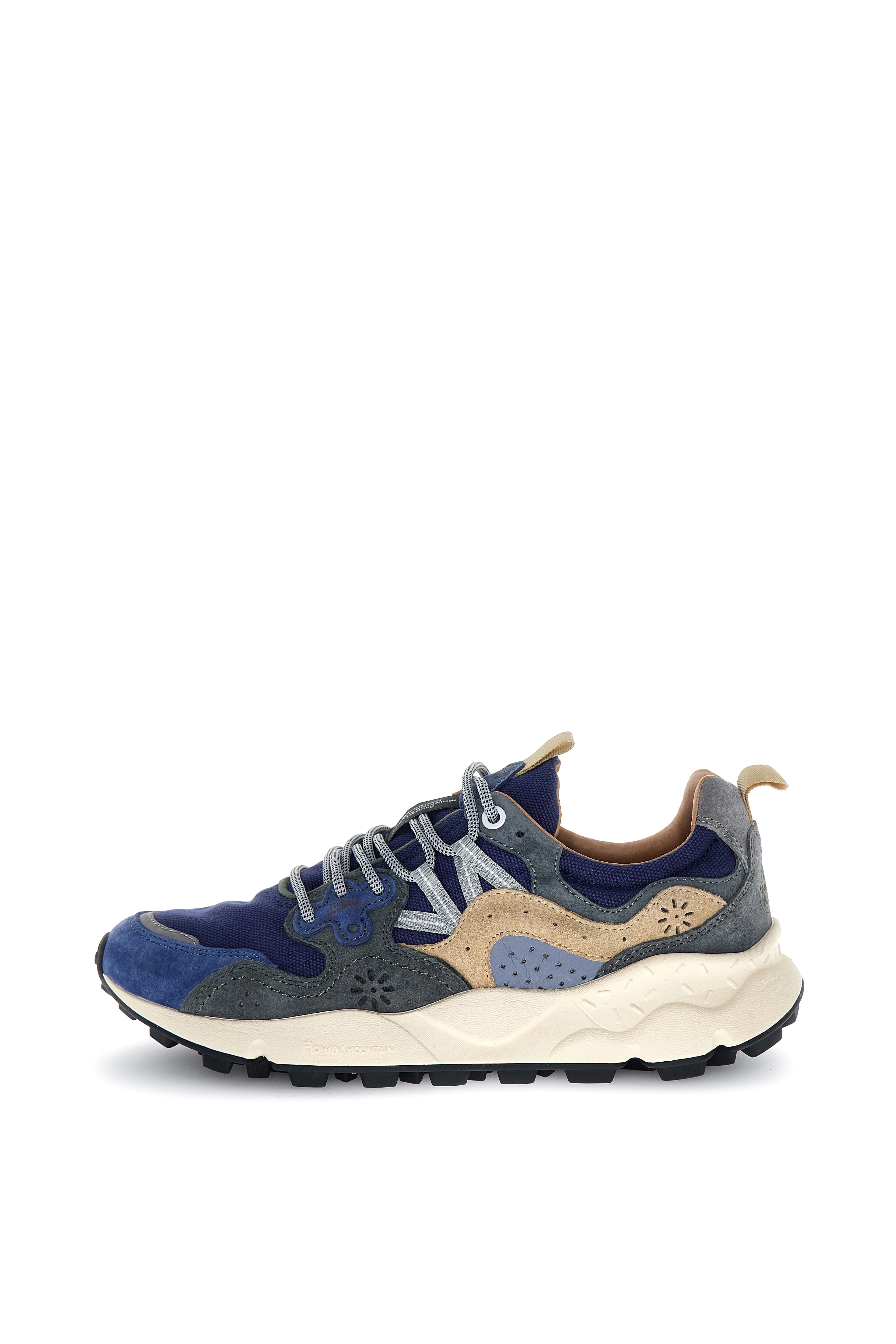 Yamano 3 Man Blue Pig Nubuck Canvas(cotton) Shoe