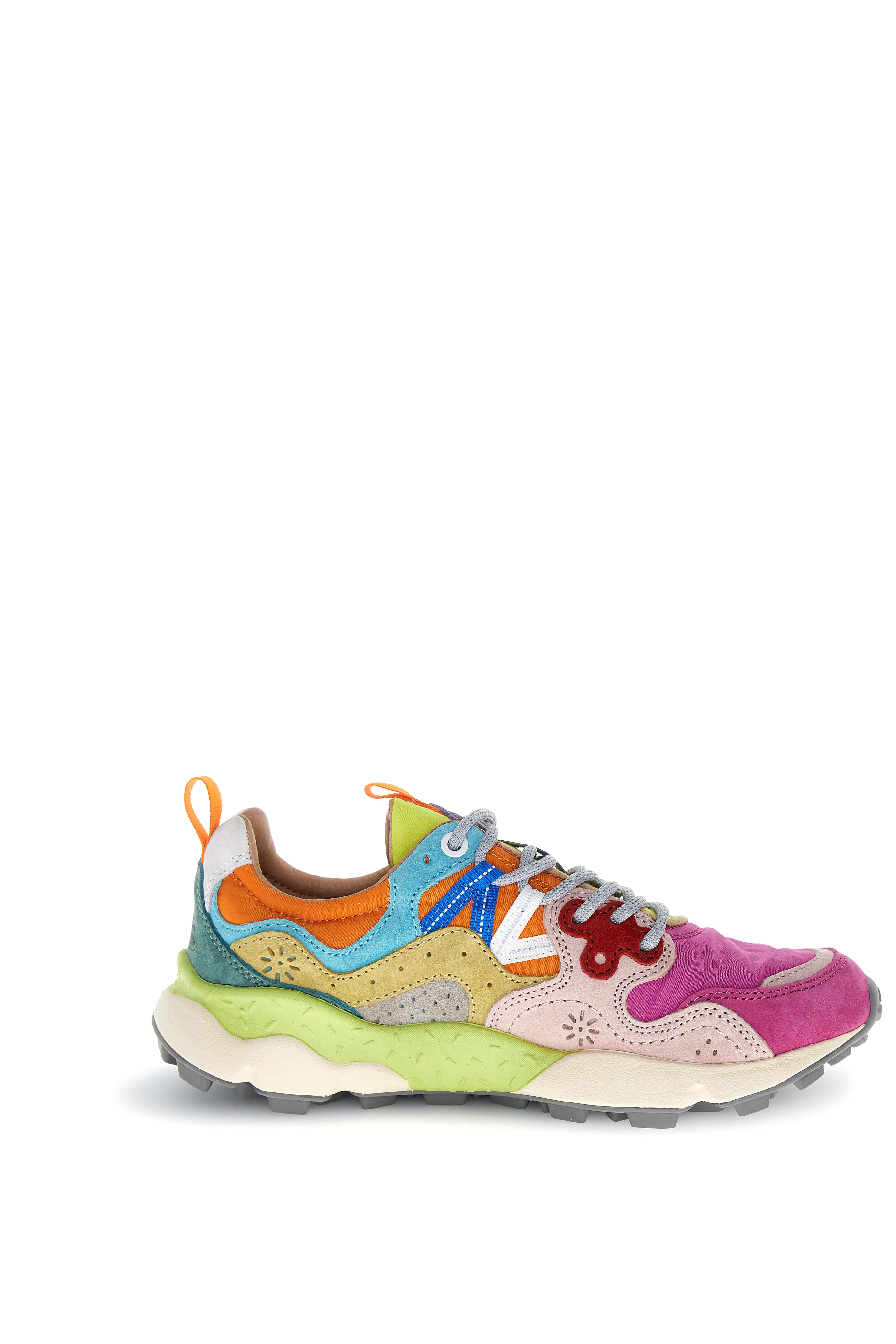 Yamano 3 Woman Pink & Purple Pig Nubuck Nylon(nylon) Shoe