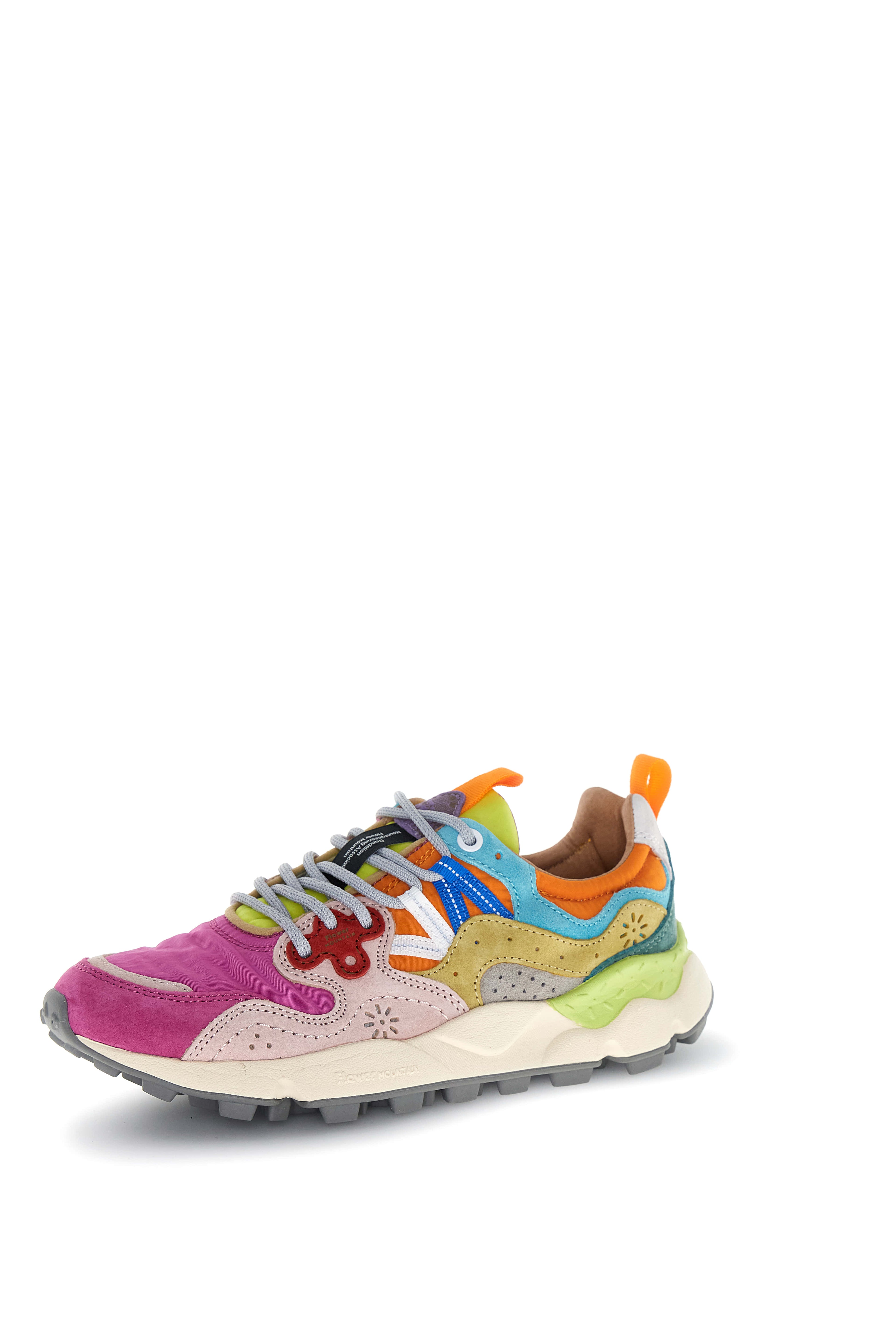 Yamano 3 Woman Pink & Purple Pig Nubuck Nylon(nylon) Shoe