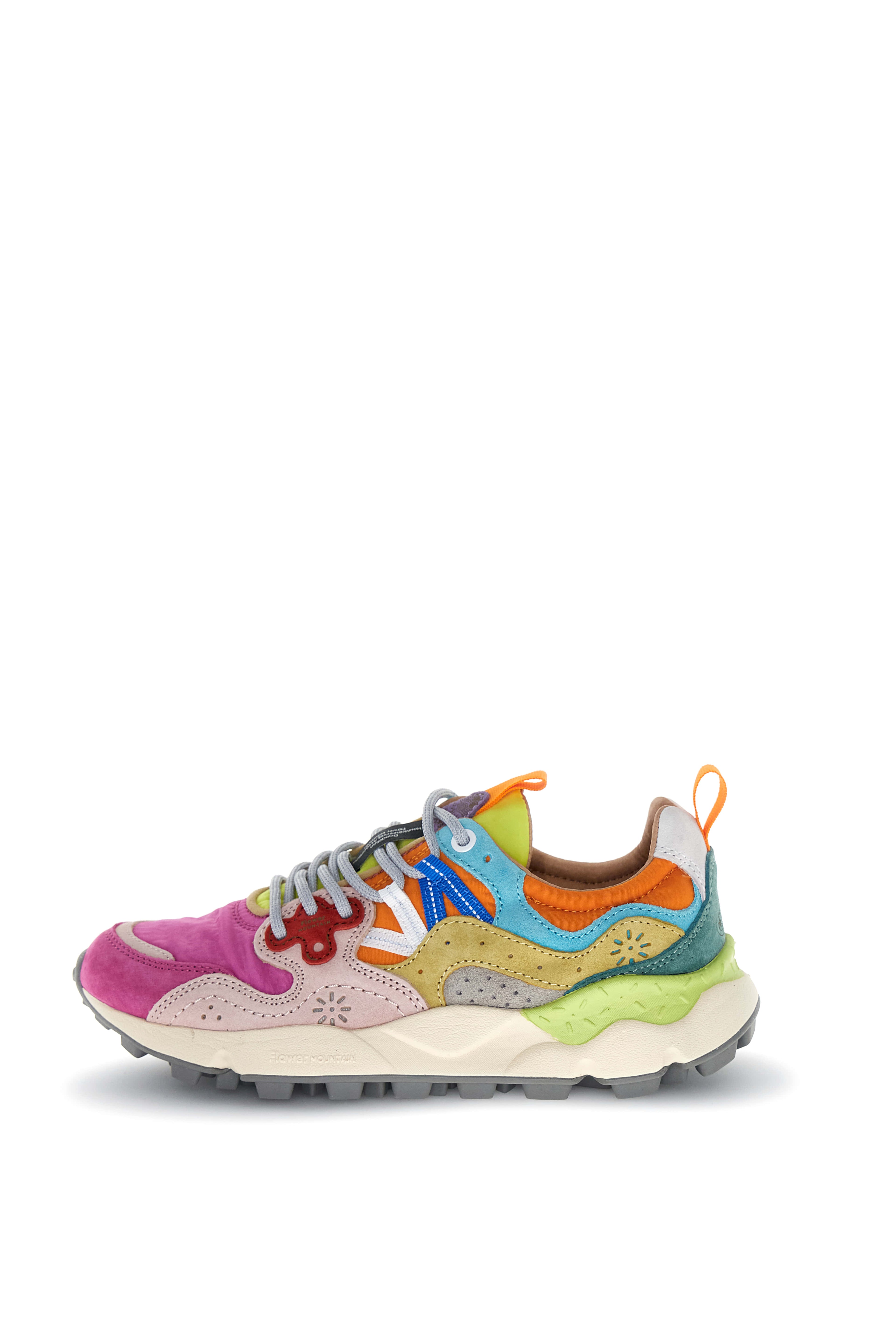 Yamano 3 Woman Pink & Purple Pig Nubuck Nylon(nylon) Shoe