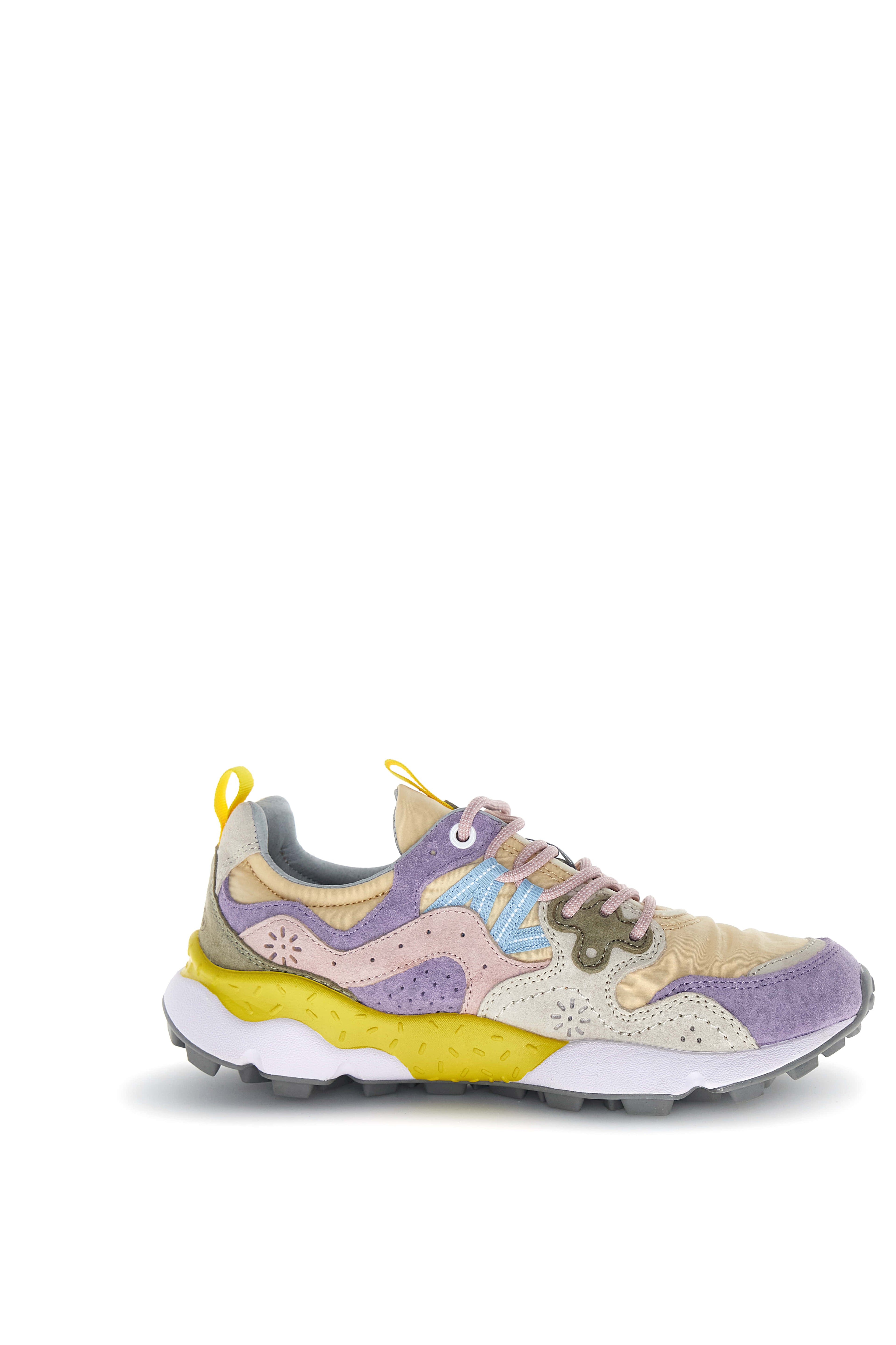 Yamano 3 Woman Pink & Purple Pig Nubuck Suede Nylon(nylon) Shoe