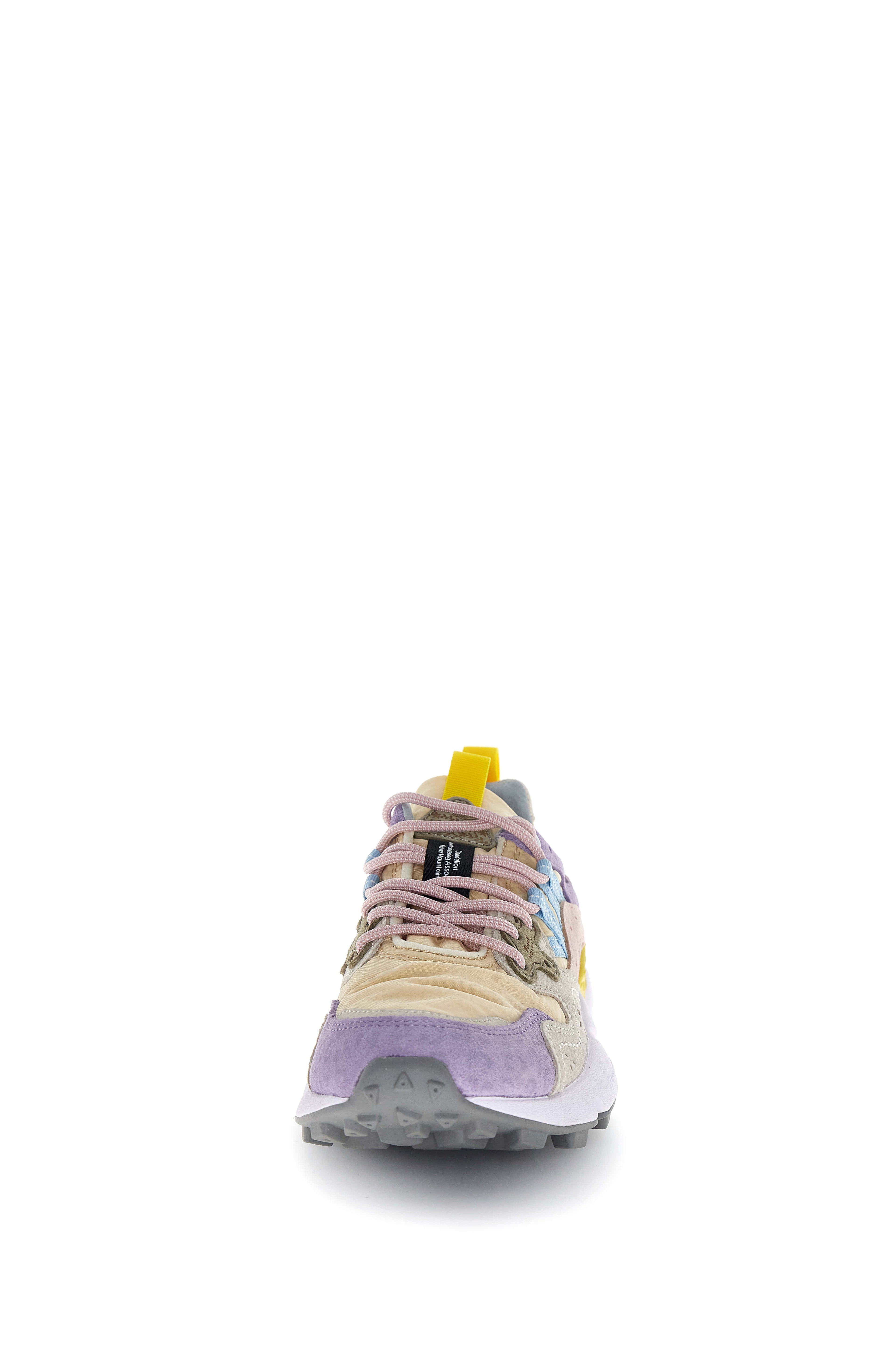 Yamano 3 Woman Pink & Purple Pig Nubuck Suede Nylon(nylon) Shoe
