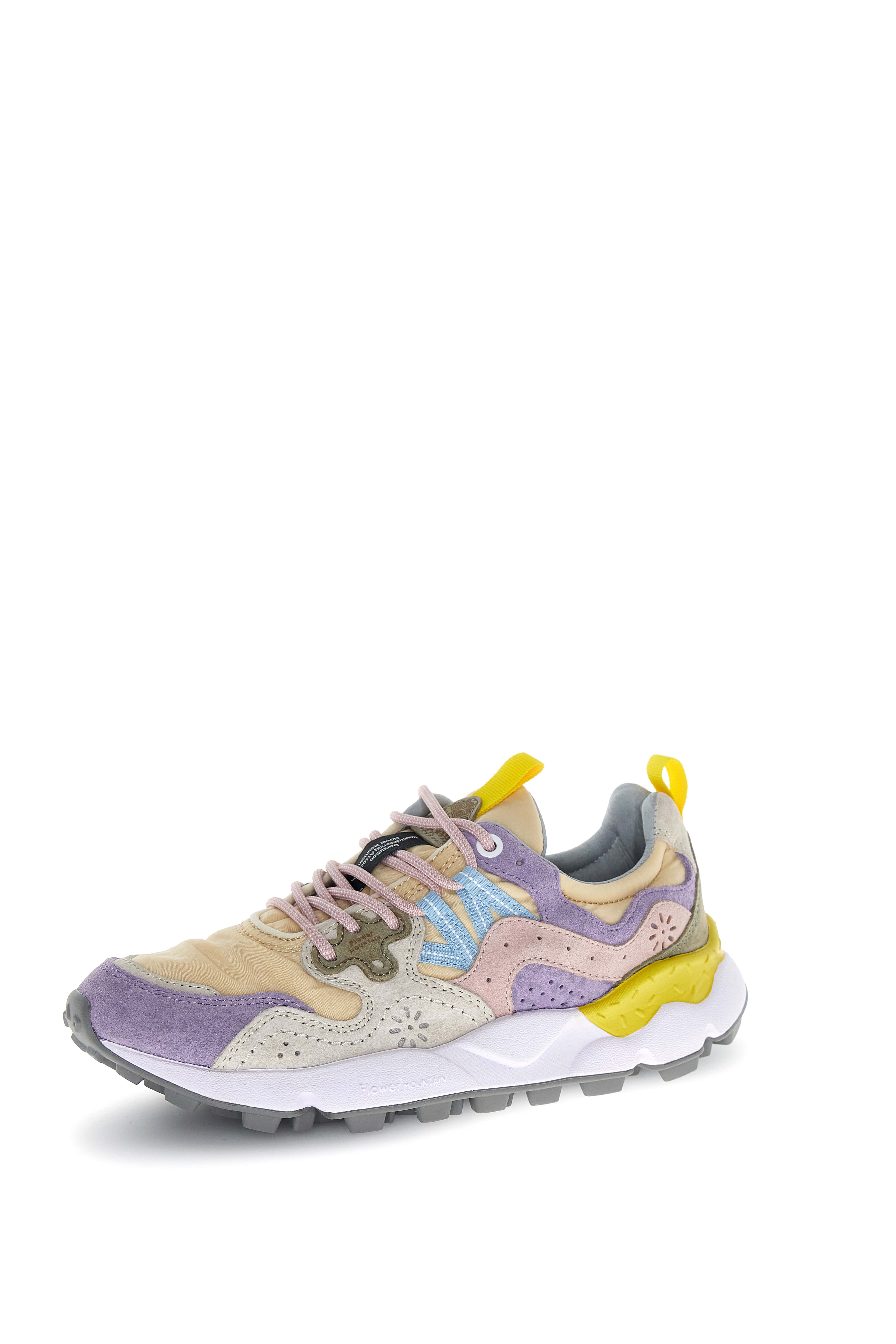 Yamano 3 Woman Pink & Purple Pig Nubuck Suede Nylon(nylon) Shoe