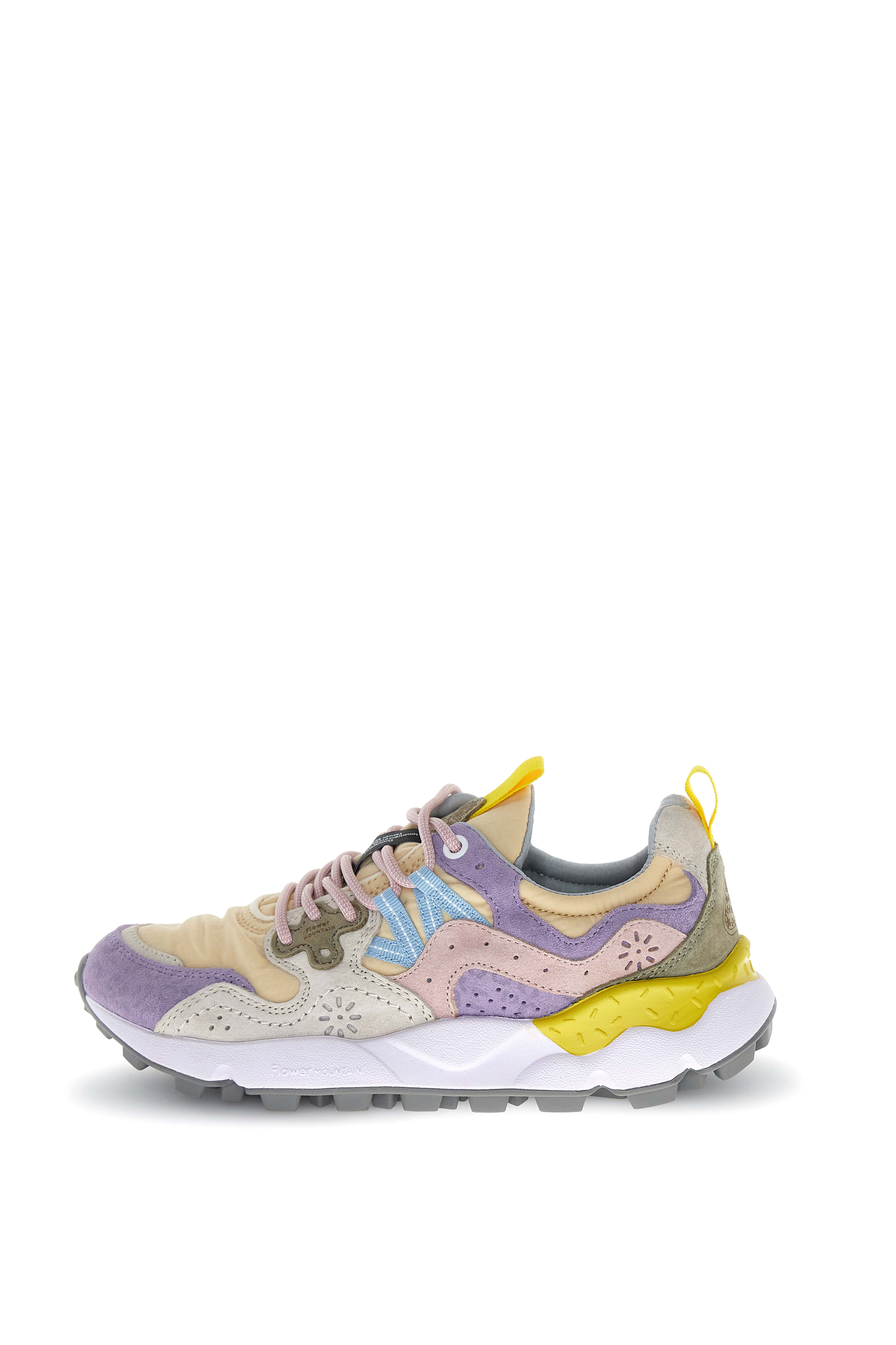 Yamano 3 Woman Pink & Purple Pig Nubuck Suede Nylon(nylon) Shoe