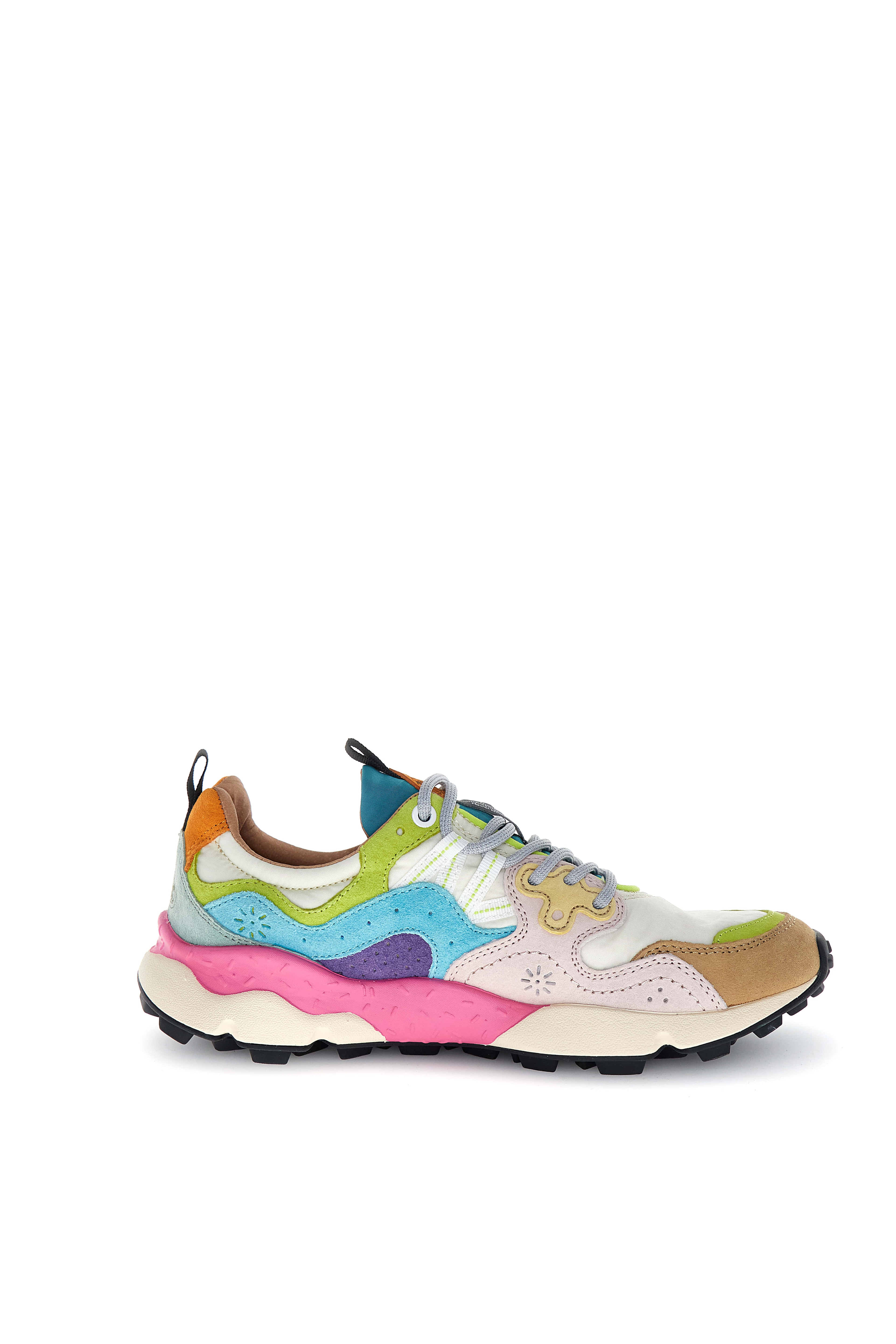 Yamano 3 Uni Pink & Purple Pig Nubuck Nylon(nylon) Shoe