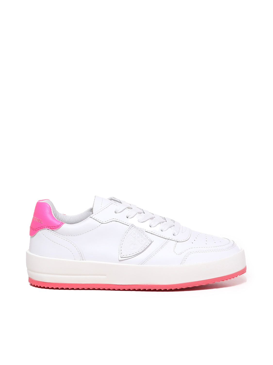 Philippe Model Sneakers White, Pink Calfskin