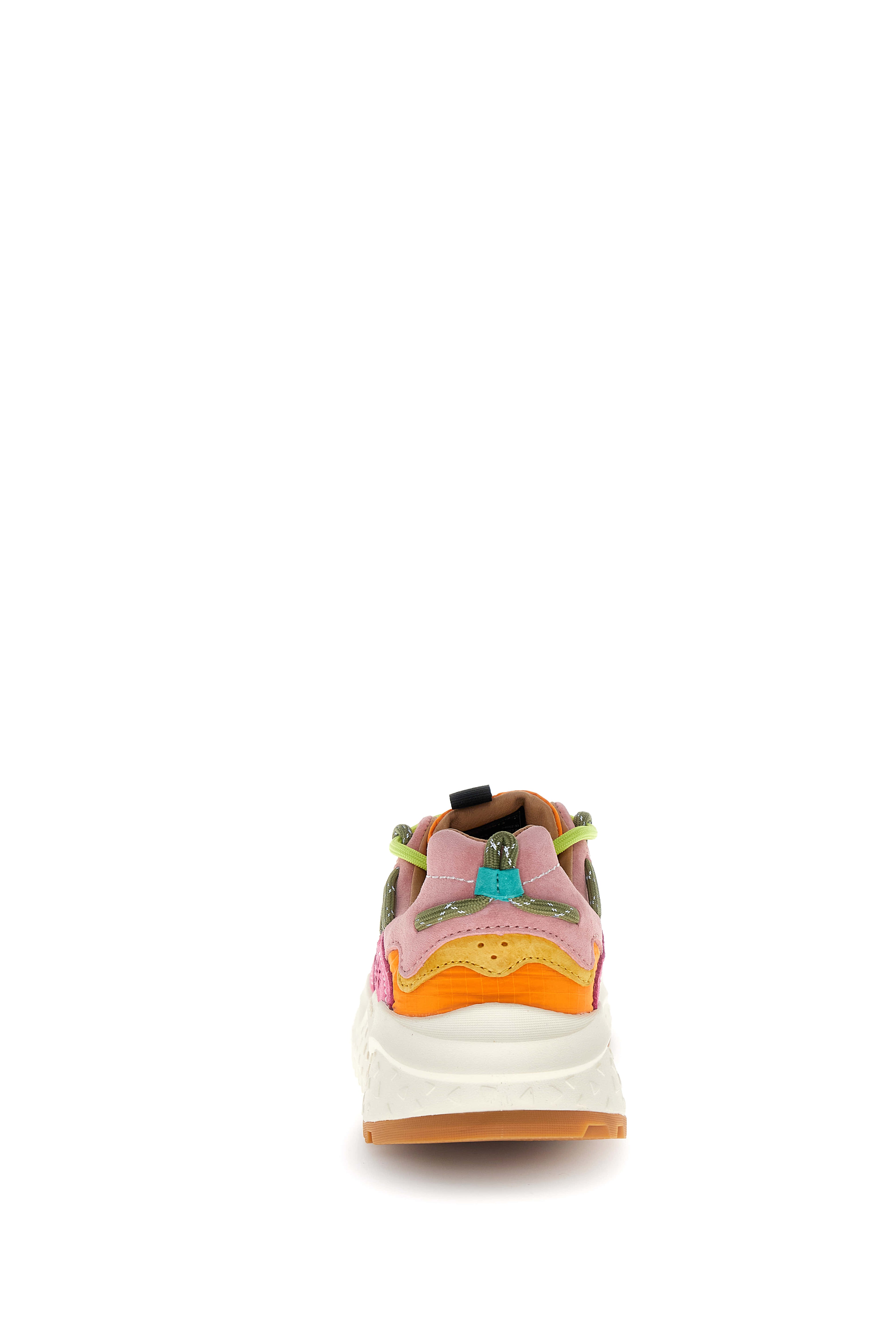 Yamabushi Woman Pink & Purple Pig Nubuck Nylon(nylon) Shoe