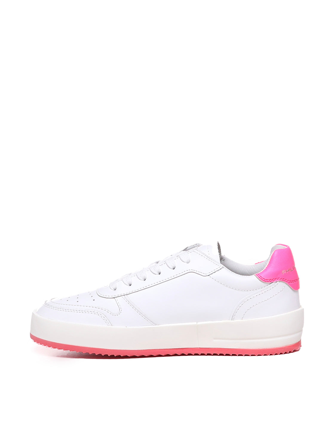 Philippe Model Sneakers White, Pink Calfskin