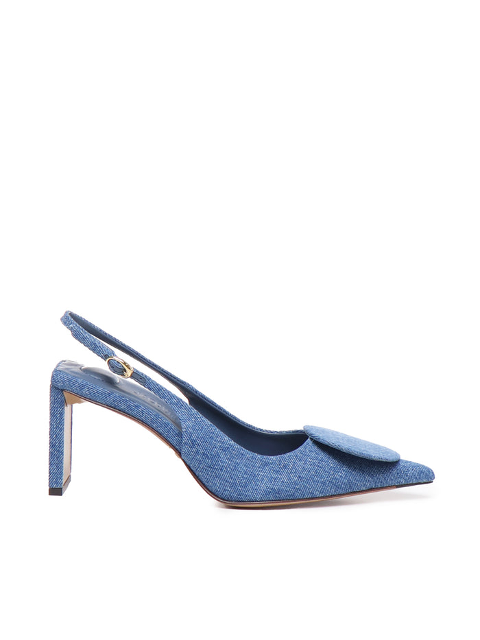 Jacquemus With Heel Blue Cotton