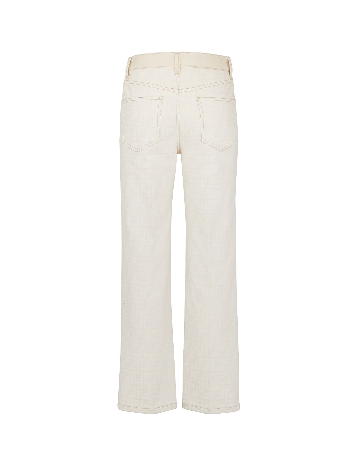 Fendi Rtw White Cotone Elastan