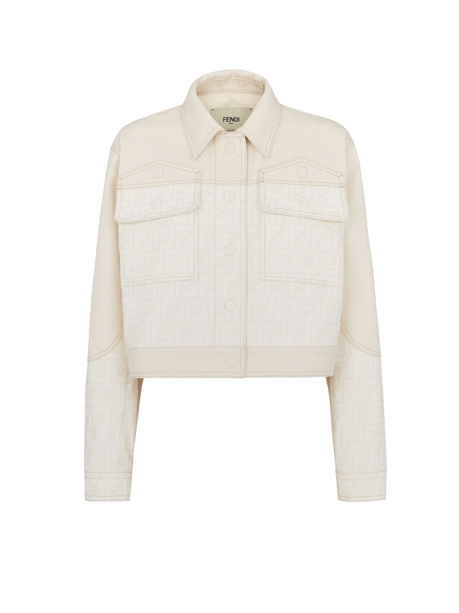 Fendi Jackets White Cotone