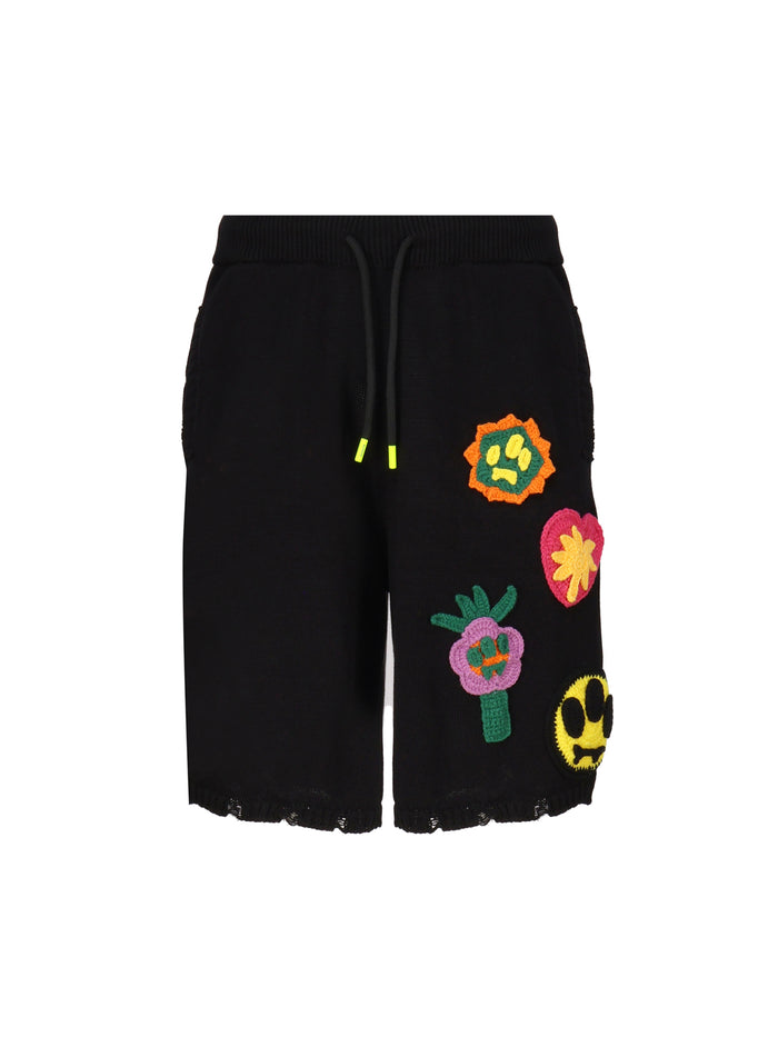 Barrow Shorts Black Cotton
