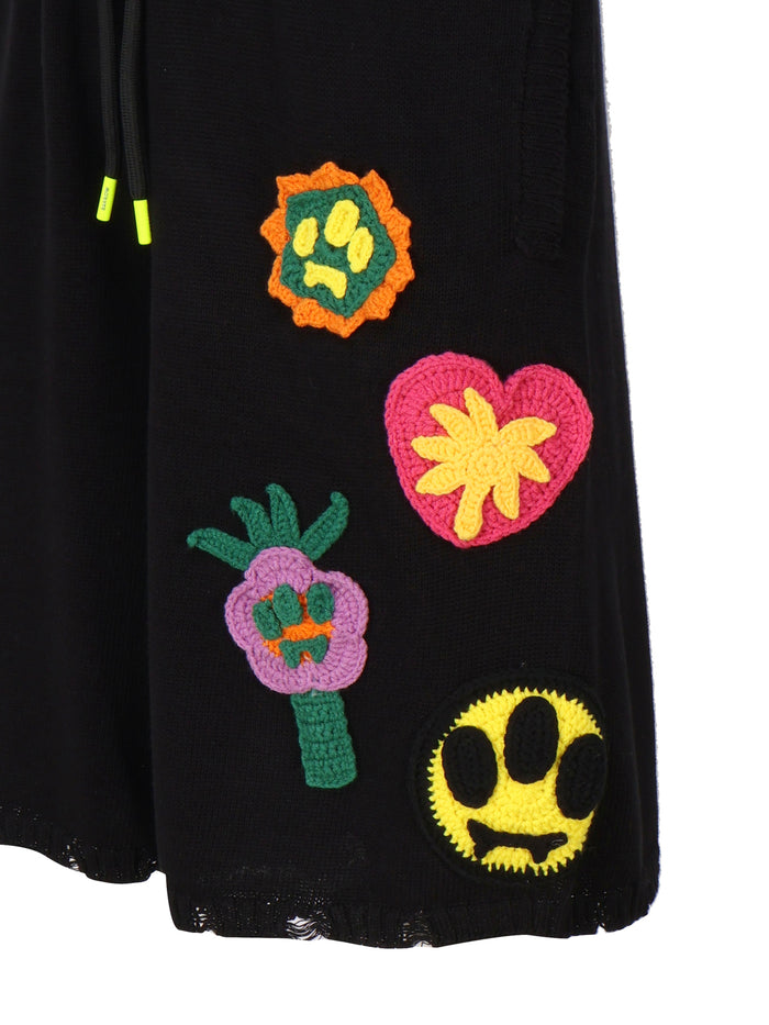 Barrow Shorts Black Cotton