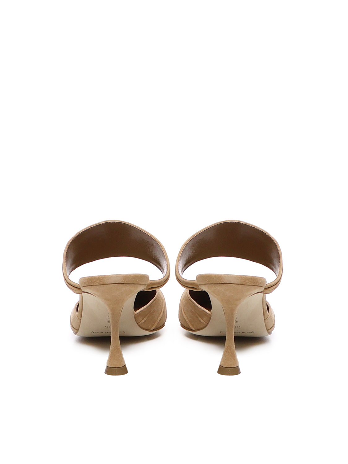 Manolo Blahnik Sandals Beige Suede