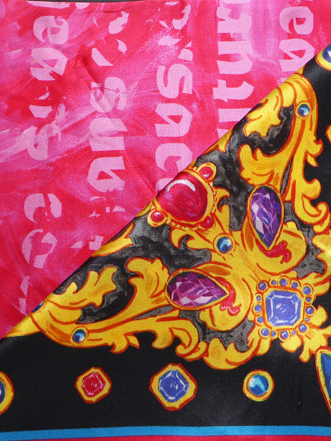 Versace Jeans Couture Scarfs Multicolour Silk