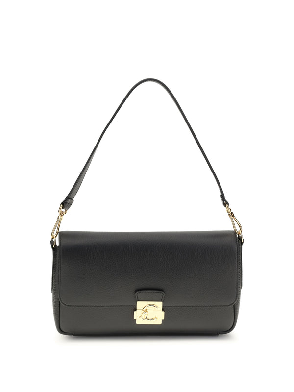 Shoulder Bag C-Me Lock Black Calf Leather