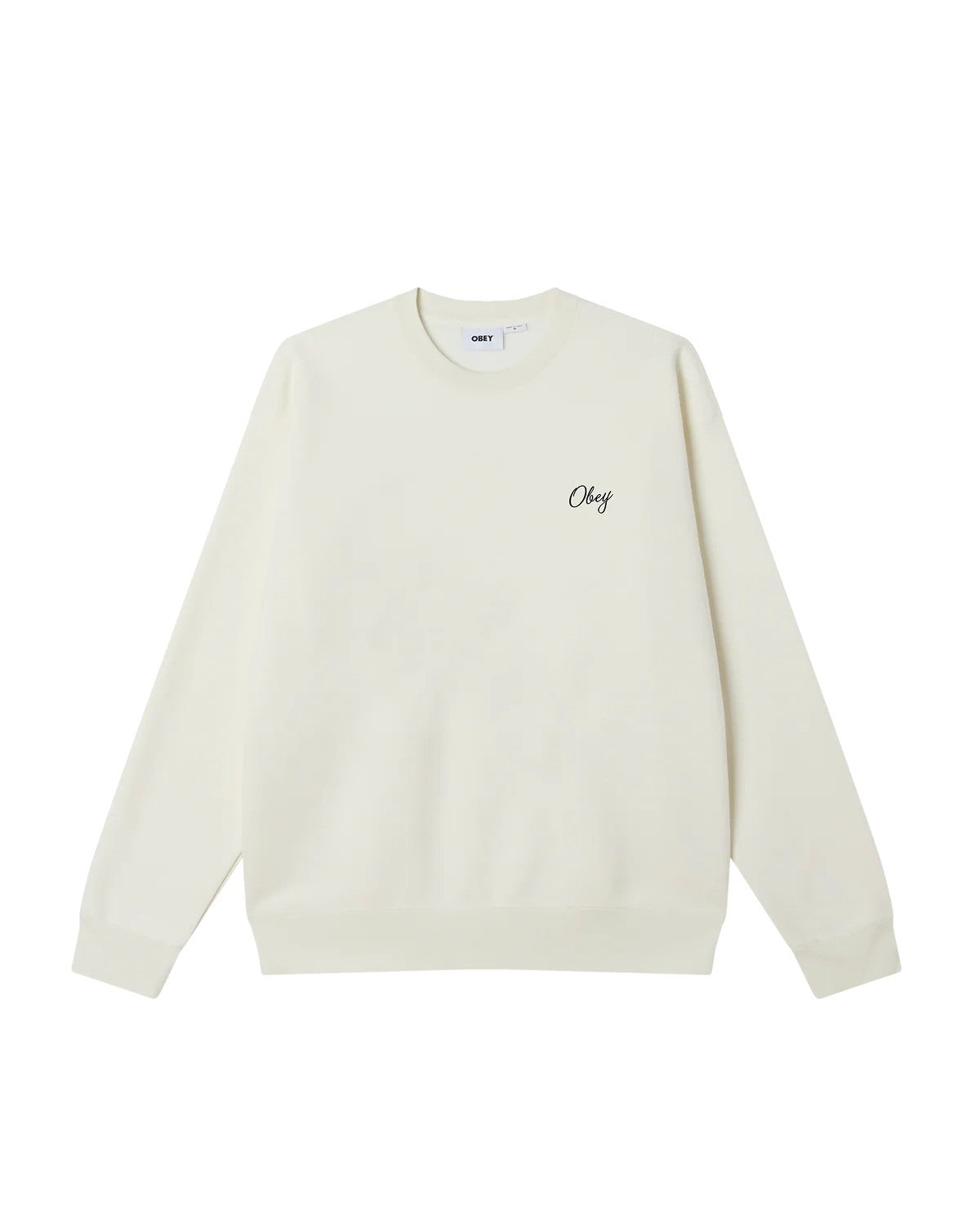 Paper Rose Fleece White Sweatshirt