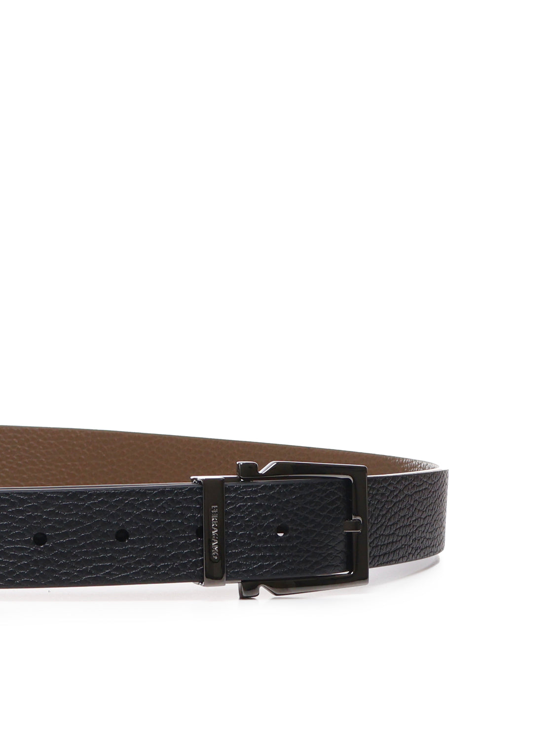 Ferragamo Belts Black-brown Calfskin