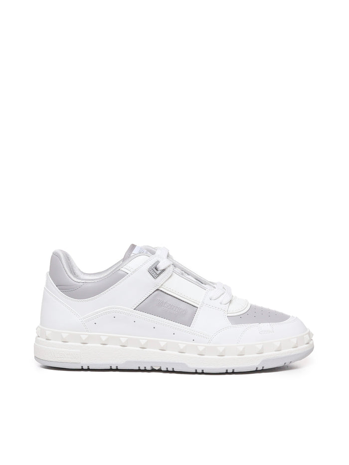 Valentino Garavani Sneakers White, Grey Calfskin