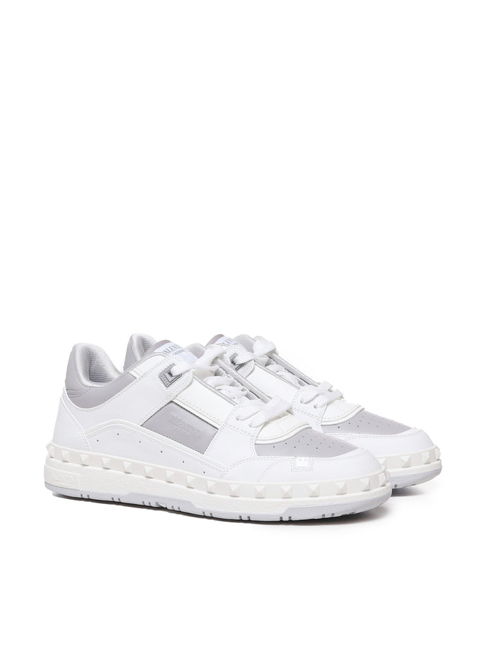Valentino Garavani Sneakers White, Grey Calfskin